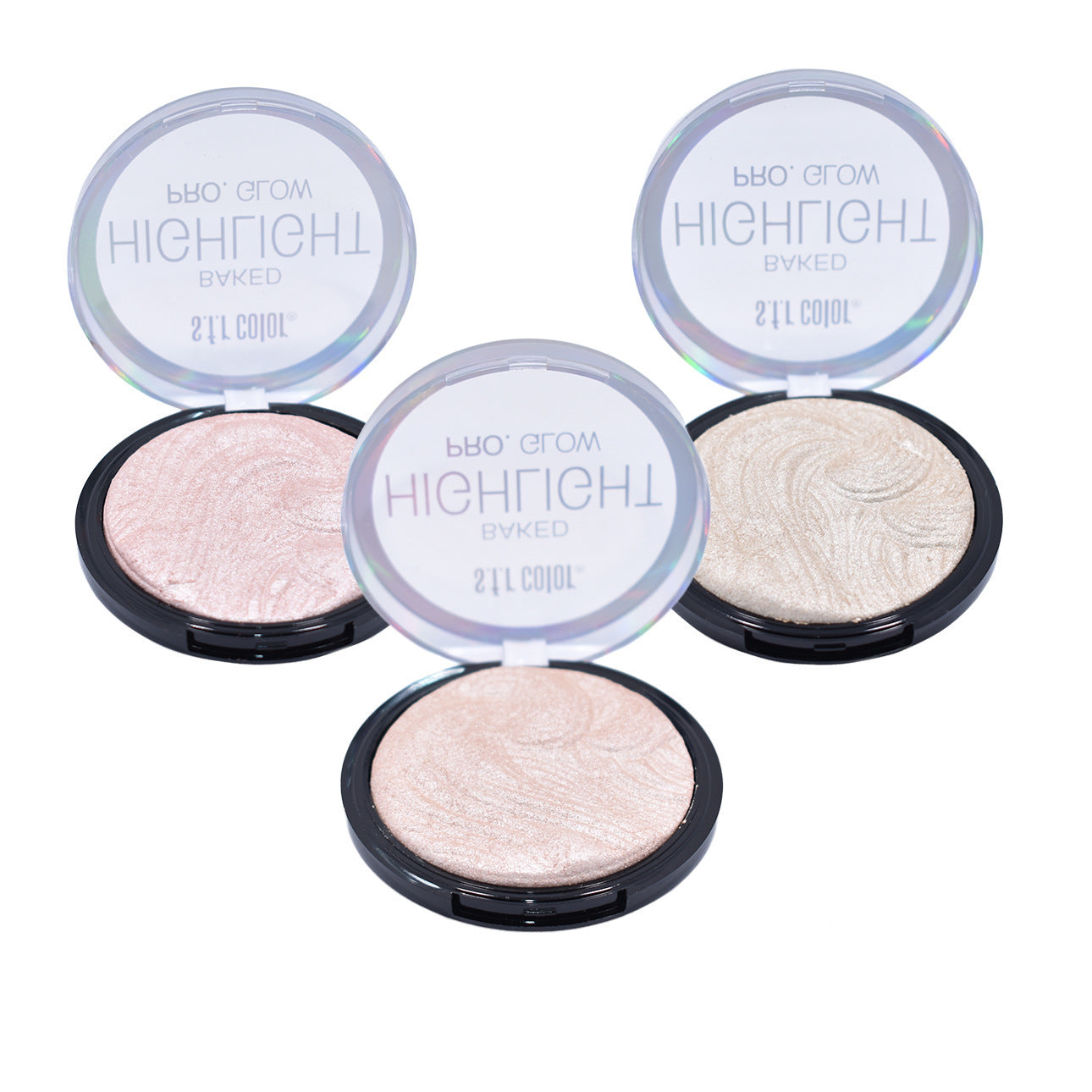 Ladies Highlighting Powder Contouring Natural Nude Makeup