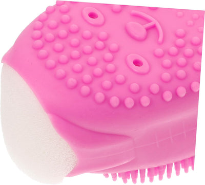 Silicone Bath Brush Silicone Body Scrubber Men Bath Bath Brush Body Scruber Silicone Scrubbers Silicone Bath Scrubber Scrub Brush Clear Makeup Bags Sponge Soap Purple Baby Built-In